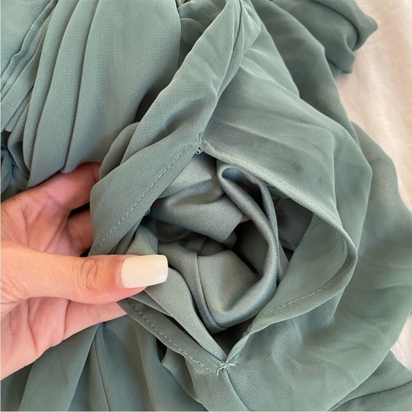 Birdy Grey Sea Glass Grace Bridesmaid Convertible Chiffon Dress - Picture 11 of 15
